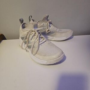 Adidas Crazyflight Mid Volleyball Shoes White Silver | Women’s 8 | Used